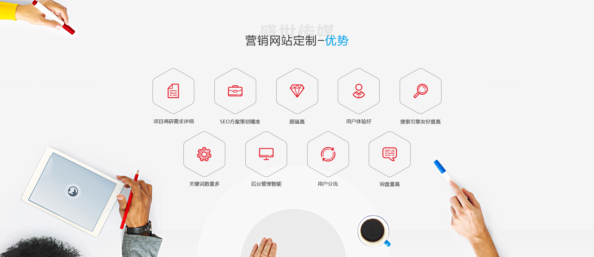 營銷網站定制-優勢